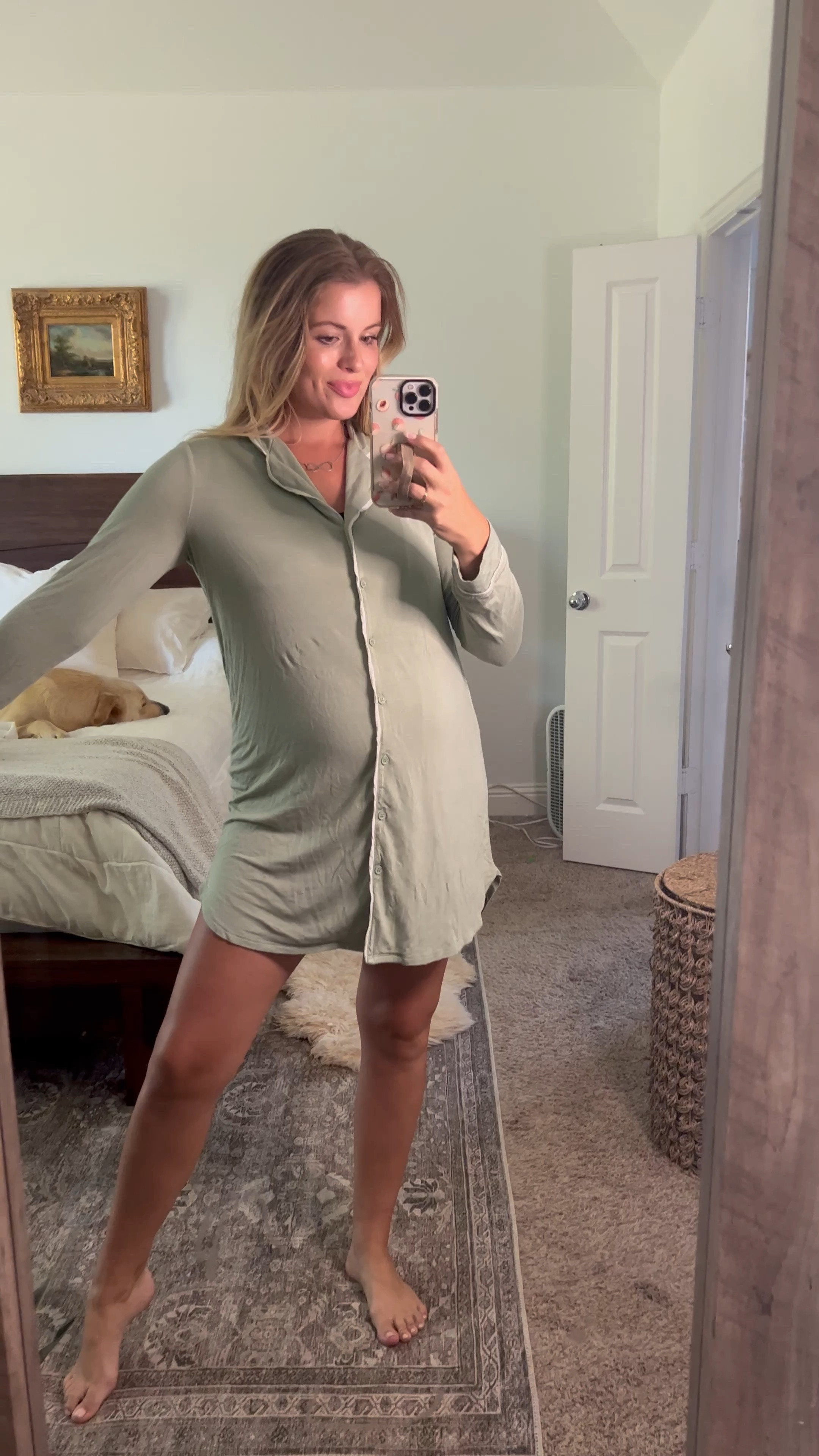 Cloudluxe nightshirt so soft and stretchy perfect for bump or nursing!! I think this might be my favorite 

#LTKbump #LTKbaby
