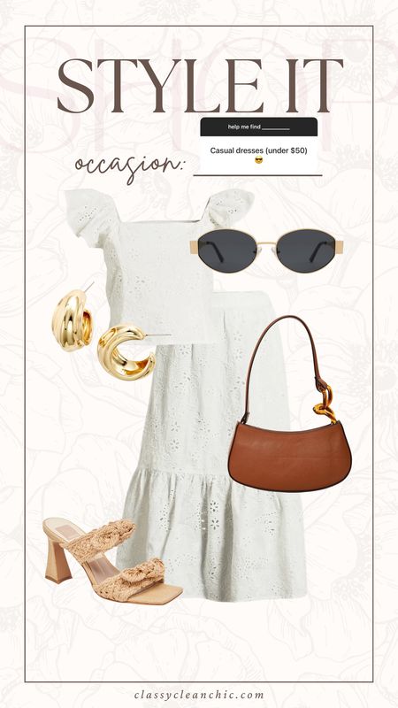 Casual summer outfit. Affordable resort wear looks. Baptism or shower outfit. White summer skirt set. Sized down to an xs. 
Dibs code: emerson (good life gold & strawberry summer)
Loving tan: emerson
Sunnies: sojosemerson 

#LTKTravel #LTKWorkwear #LTKFindsUnder50