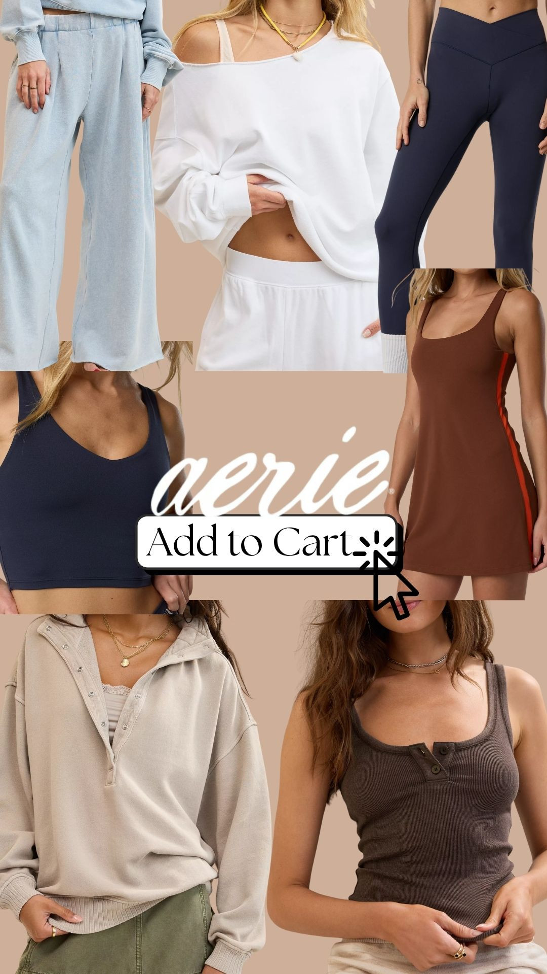  What’s in my cart: Aerie Edition 🤍 the cutest comfy outfits for moms on the go!! 

 

#LTKMothersDay #LTKxAerie #LTKSeasonal