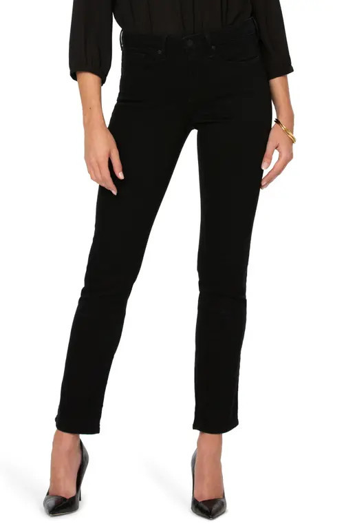 NYDJ Sheri Slim Jeans in Black at Nordstrom, Size 0 | Nordstrom