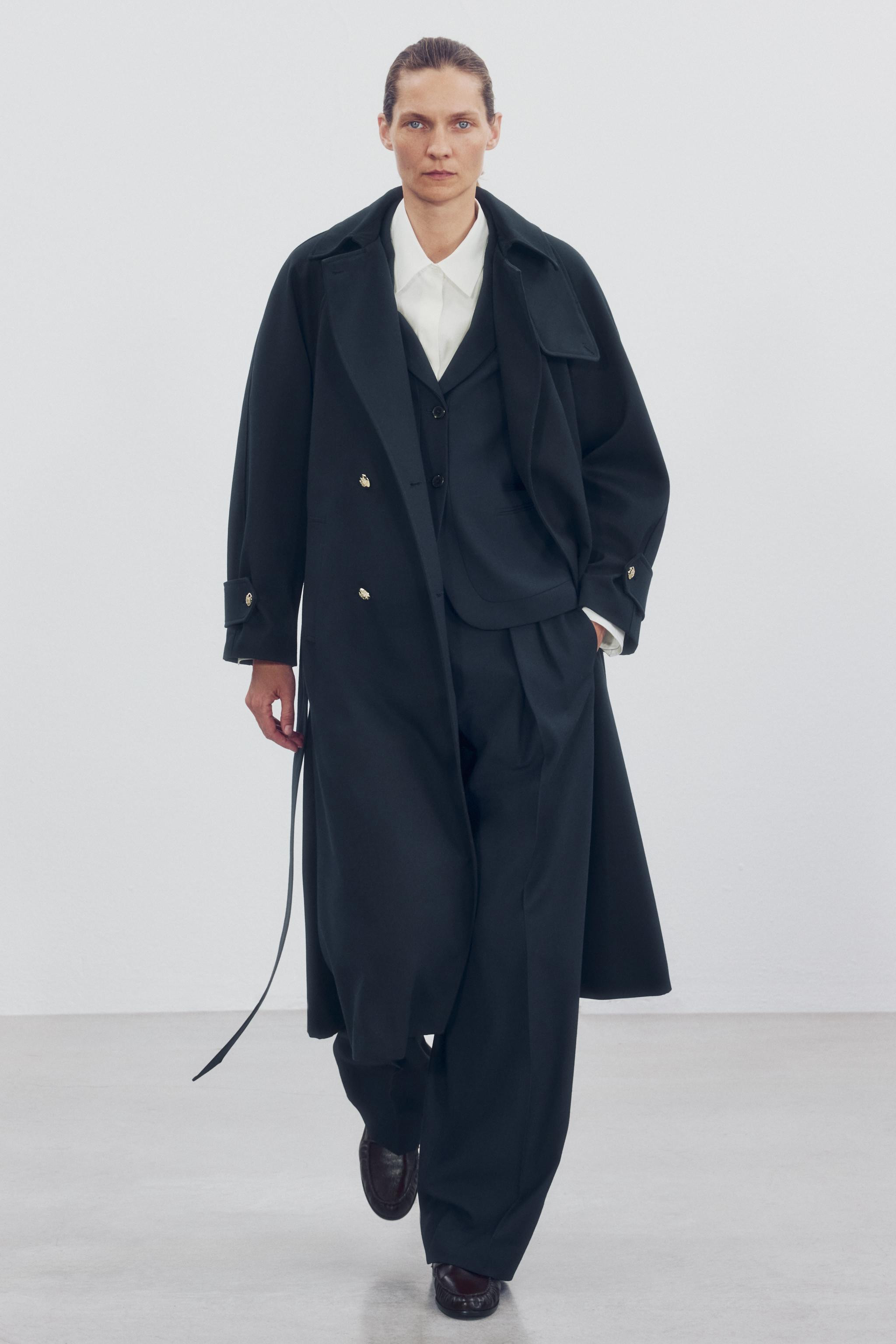 ZW COLLECTION LONG TRENCH COAT | Zara US