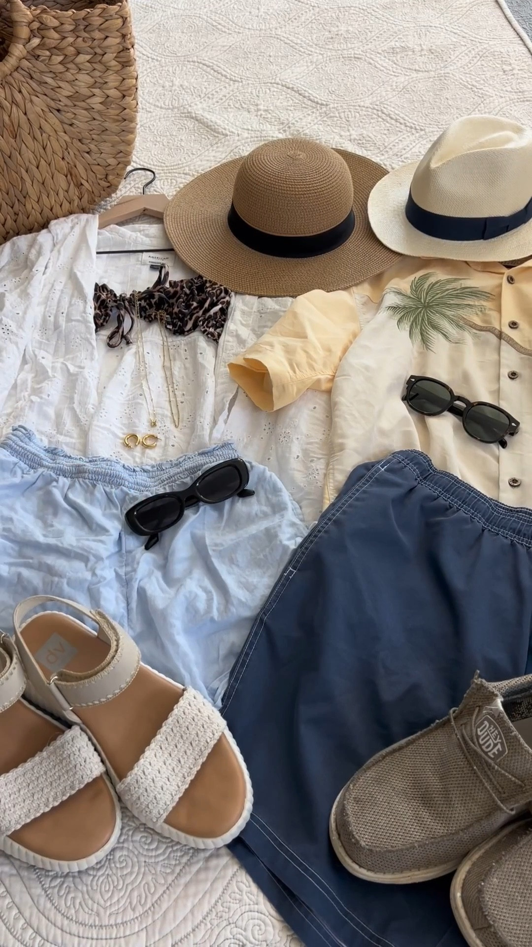 Vacation style for two 🌊🌴🌺
Easy outfits for beach days, lunch by the water, and sunset strolls. Relaxed fits, breathable fabrics, and neutral tones that always work 🌅🐚🌞

#swim #swimforhim #beachforhim #resortwearforhim #resortwear #springbreak #travel #vacationwear

#LTKMens #LTKSwim #LTKTravel