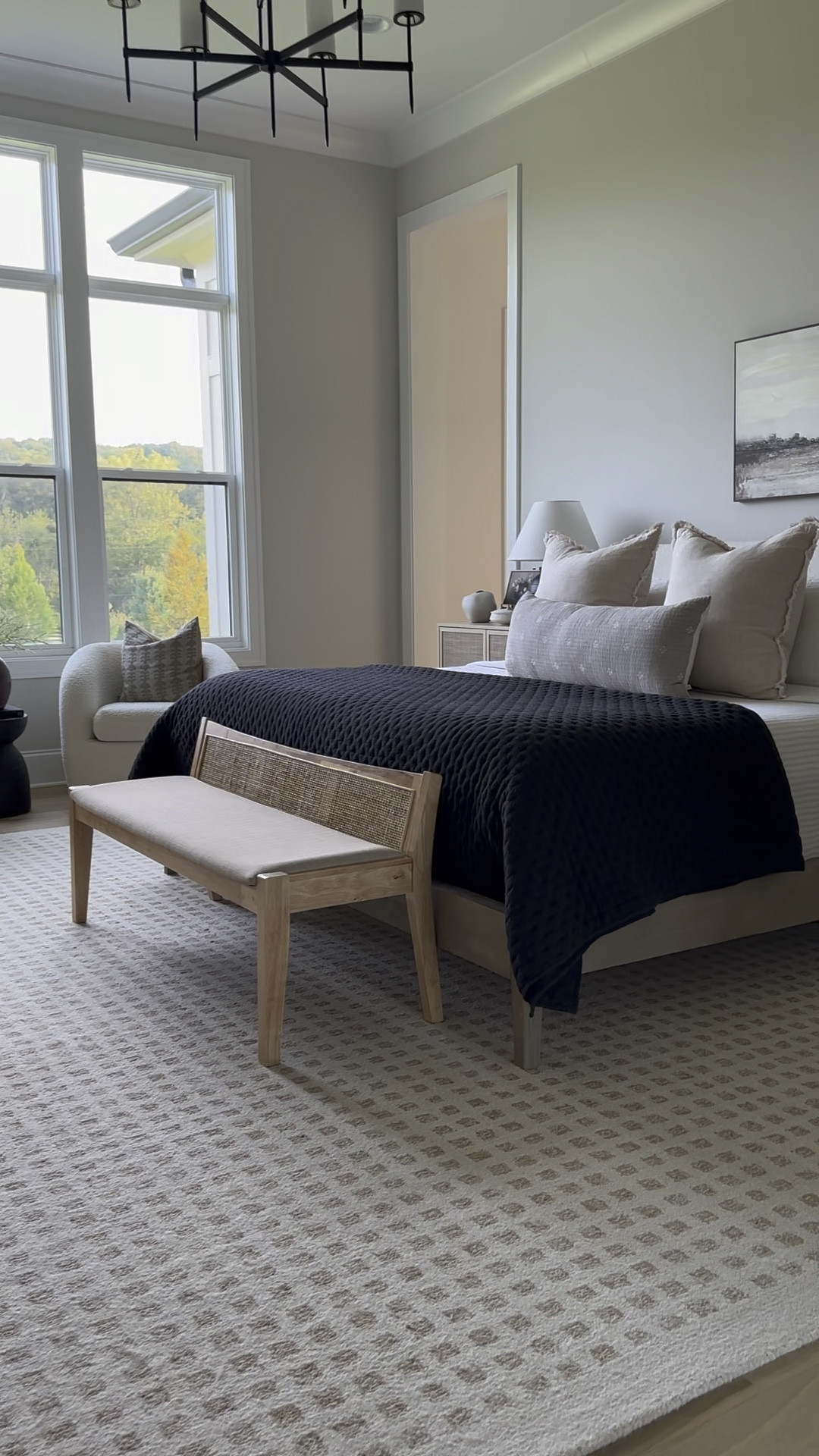 At least the bedroom is clean and the bed is made! Neutral bedding is perfect any time of year but late summer the layers of texture make a statement. 

#LTKstyletip #LTKhome #LTKsalealert