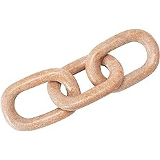 Bloomingville Marble, Variegated Blush Tones Decorative Chain, Pink | Amazon (US)