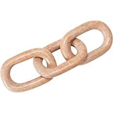 Bloomingville Marble, Variegated Blush Tones Decorative Chain, Pink | Amazon (US)