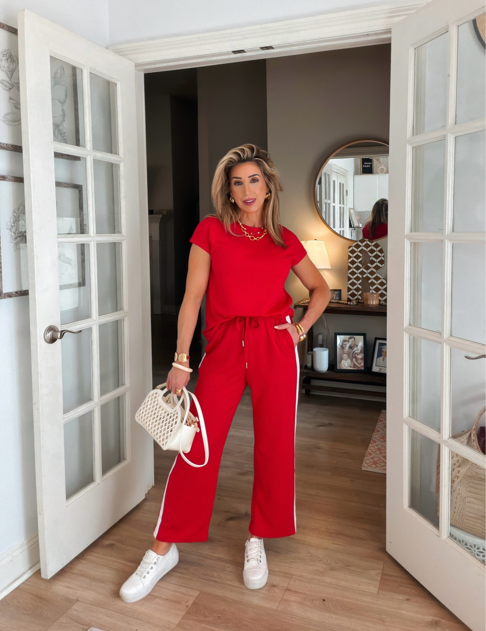 Such a good vibrant red pants set for both now and later. Runs true to size. Super soft buttery fabric.

Amazon loungewear, two piece pants set, 2 piece sets, fall outfits over 40, summer outfits over 40, activewear, weekend outfits

#LTKootd #LTKActive #LTKOver40