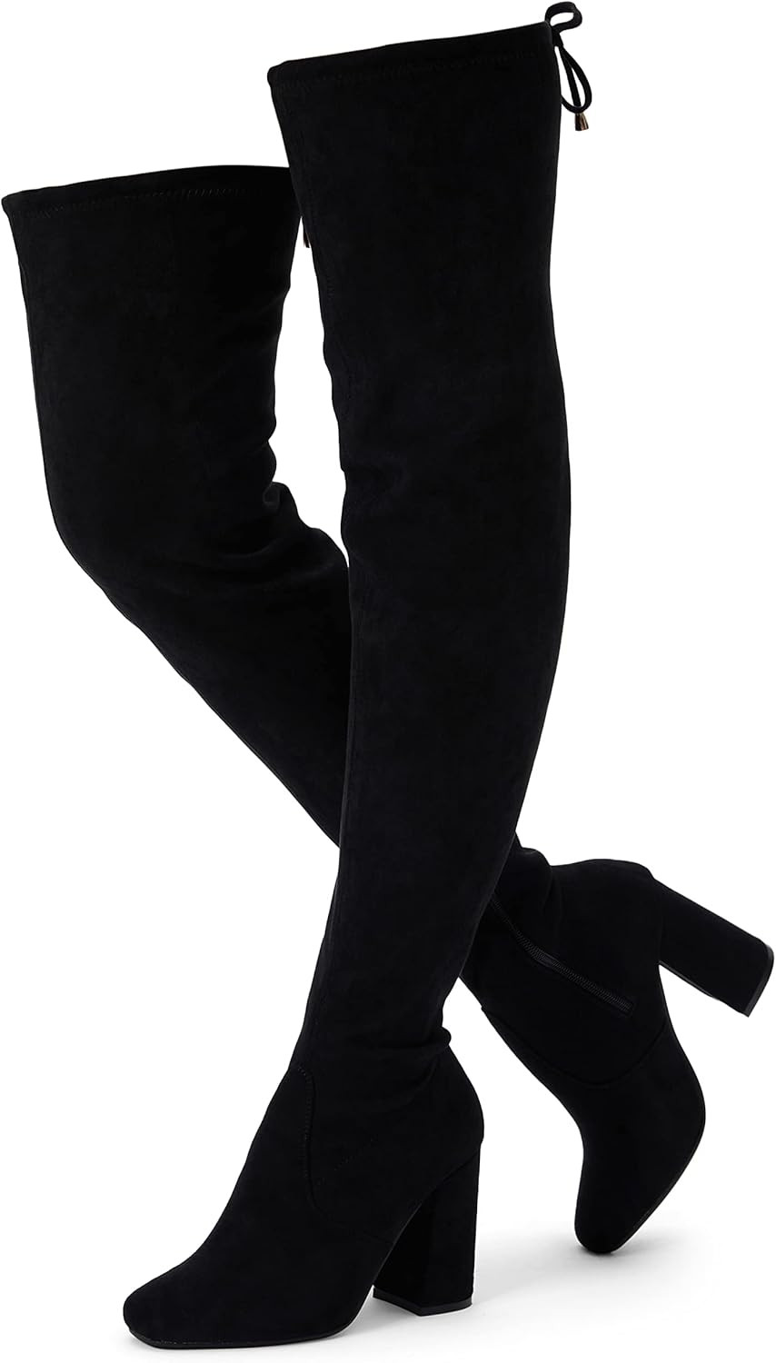 Vepose Women's 995 Fall Over The Knee High Stylish Long 3.6Inch Block Heel Boots | Amazon (US)