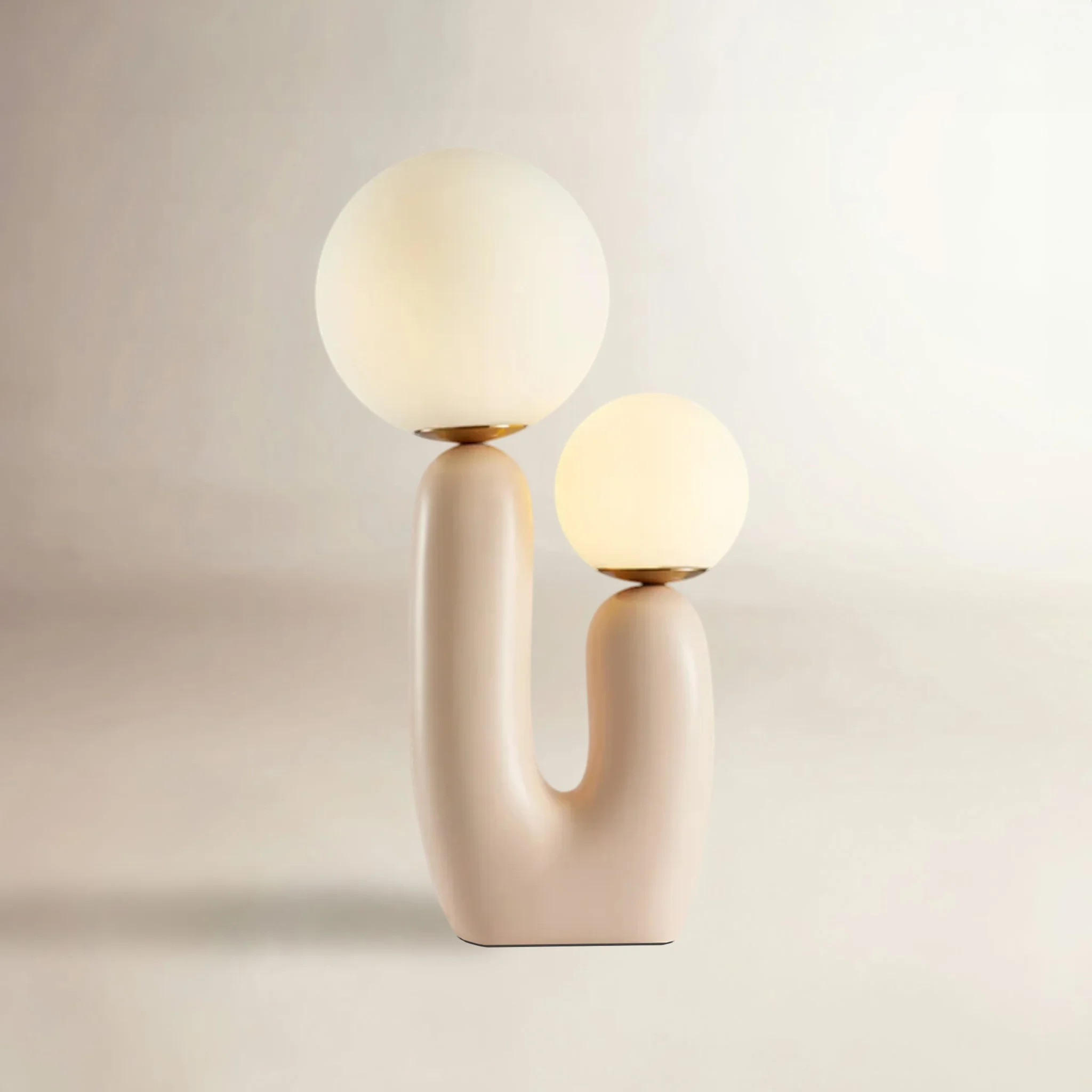 Wade Logan® Rahil Two Glass Ball Bedside Table Lamp & Reviews | AllModern | AllModern
