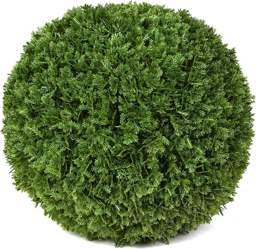 3rd Street Inn Medium Cypress Topiary Ball - Artificial Plant Set - Indoor/Outdoor Wedding Party ... | Amazon (US)