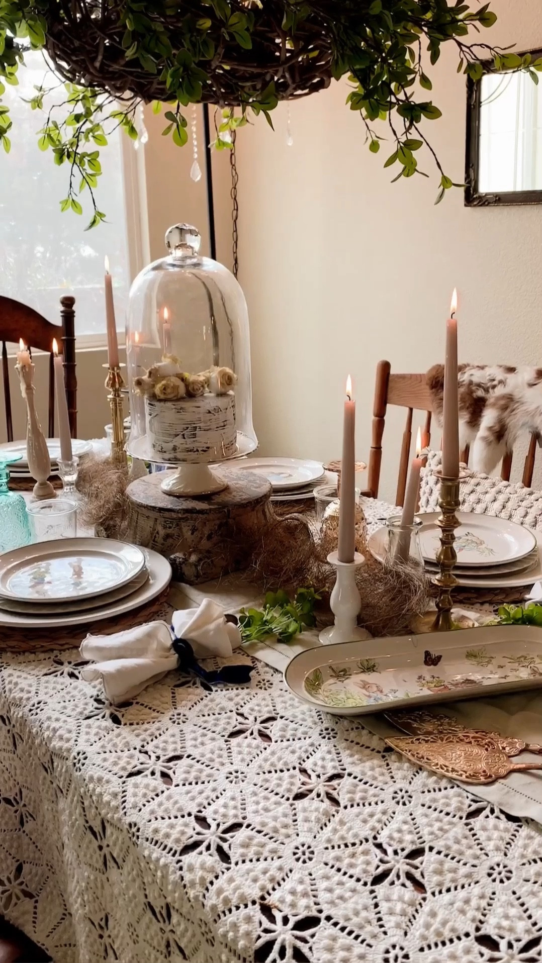 Easter Tablescape. #LTKfamily #LTKeastertable #LTKspringtable for more inspiration countrychichomes.com

#LTKU #LTKhome #LTKSeasonal