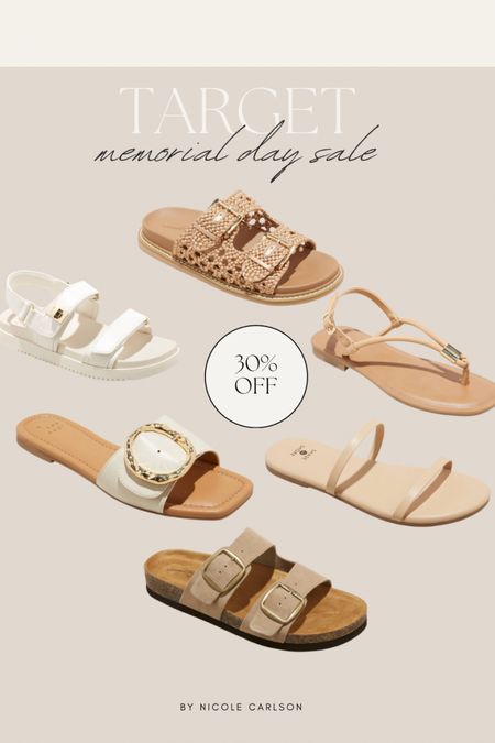 Target Memorial Day sale on sandals — 30% off! 

#LTKSaleAlert #LTKShoeCrush #LTKSeasonal