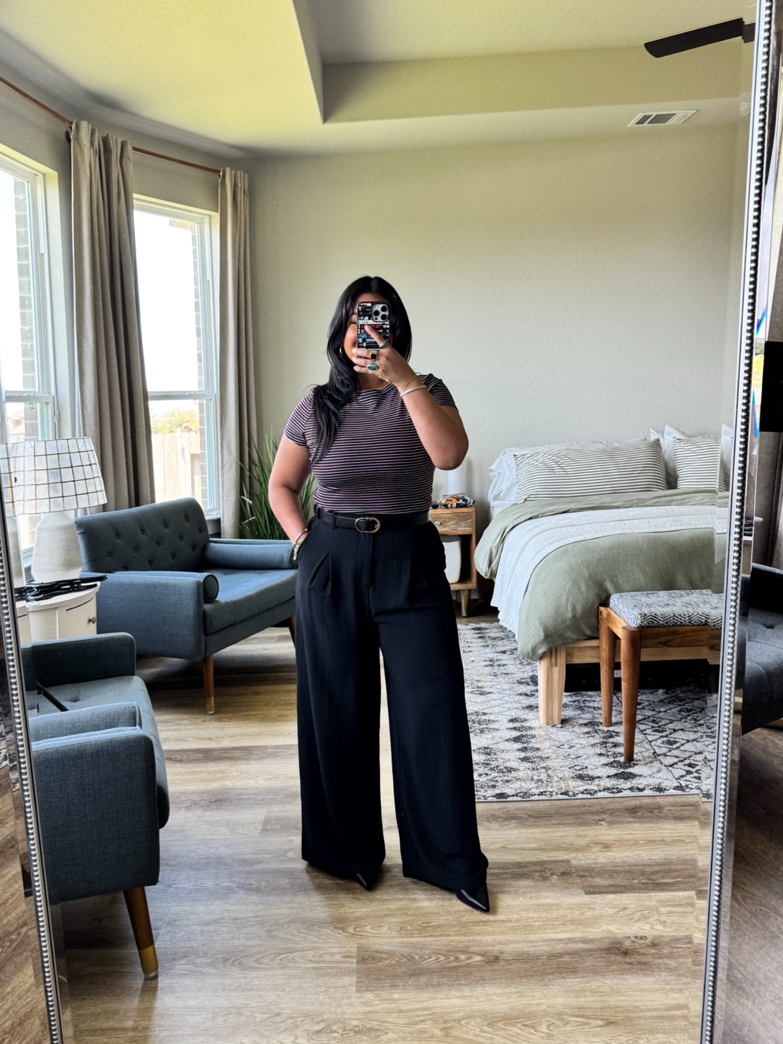 Amazon business casual outfit! I’m 5’1” size 12 wearing a L in the pants and top.

#LTKPetite #LTKMidsize #LTKOver40