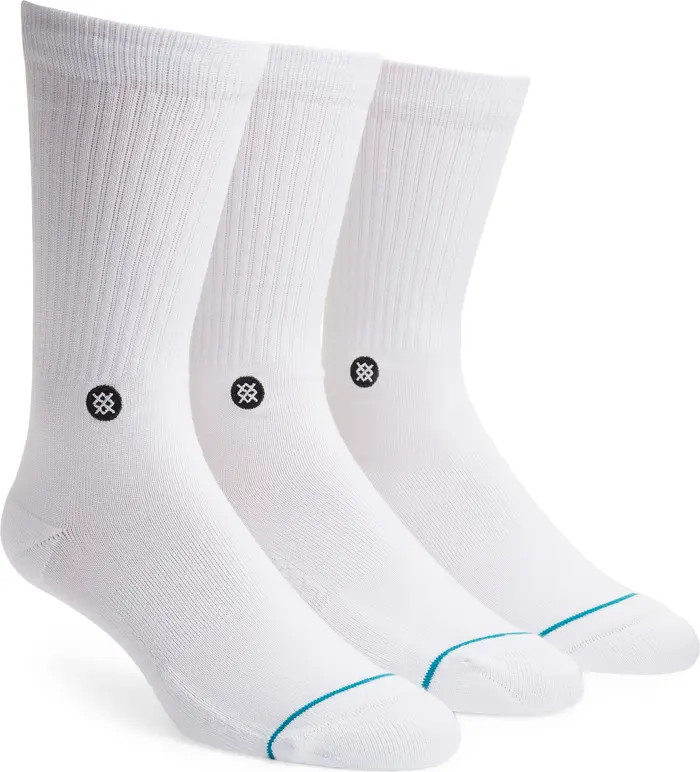 Icon Assorted 3-Pack Crew Socks | Nordstrom