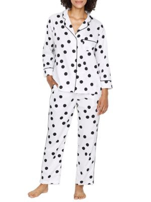 Sleepy Jones Womens Large Polka Dot Woven Pajama Set Style-WS007-F1385 | Walmart (US)