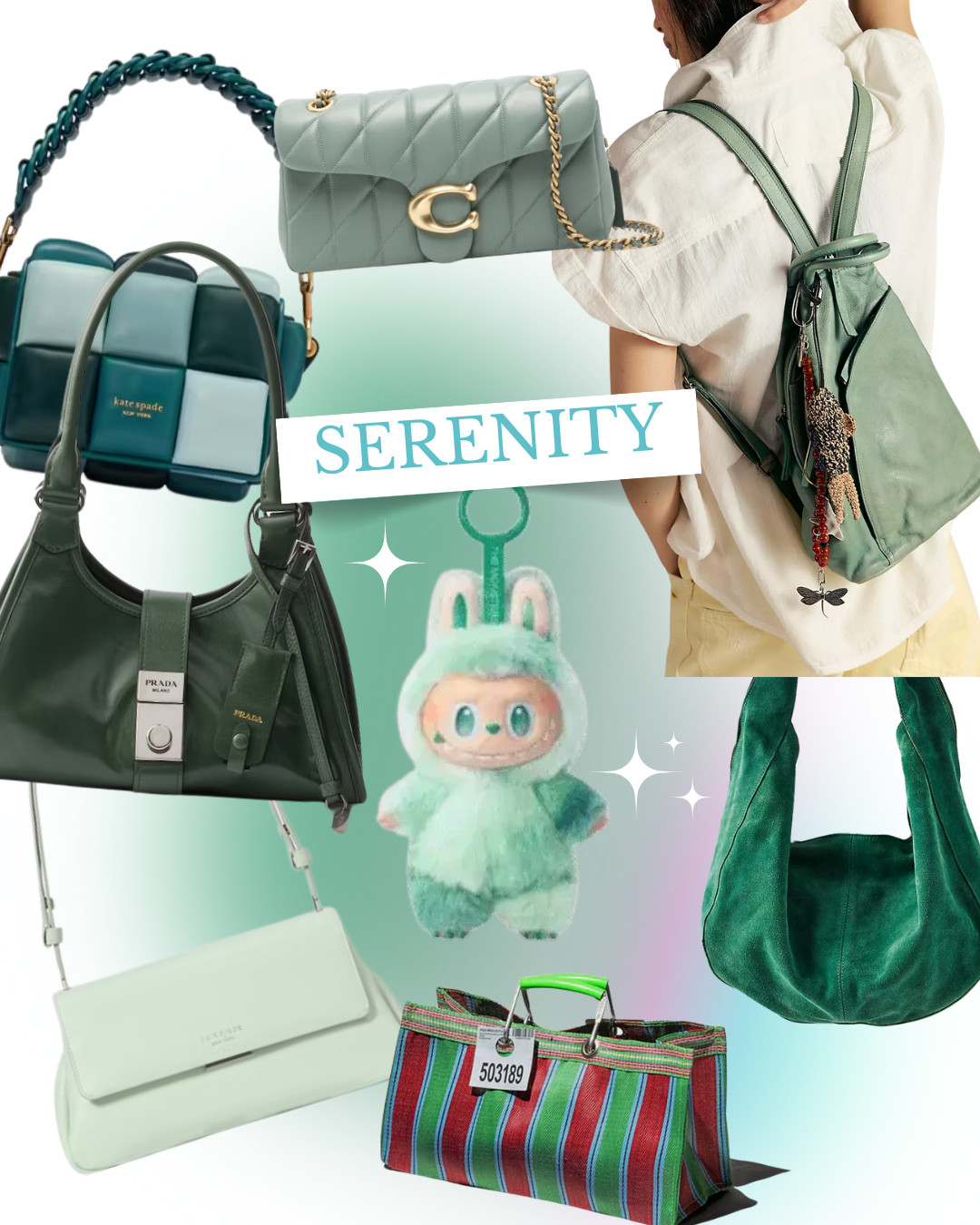 Labubus from PopMart are all the rage rn, so I chose a collection of bags to match the Labubus, starting with the Big Into Energy collection! Each collection of bags, matches the tie-dye colors of each plush pendant. 

 #LTKSummerEdit #LTKStyleTip #LTKItBag
