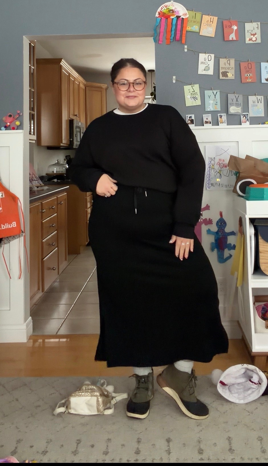 Comfy elevated OOTD
Top 1X
Skirt 3x 
Tee XL

bust 44  //  waist 42  //  hips 55  //  5’6” 

#LTKmomlife #LTKootd #LTKPlusSize