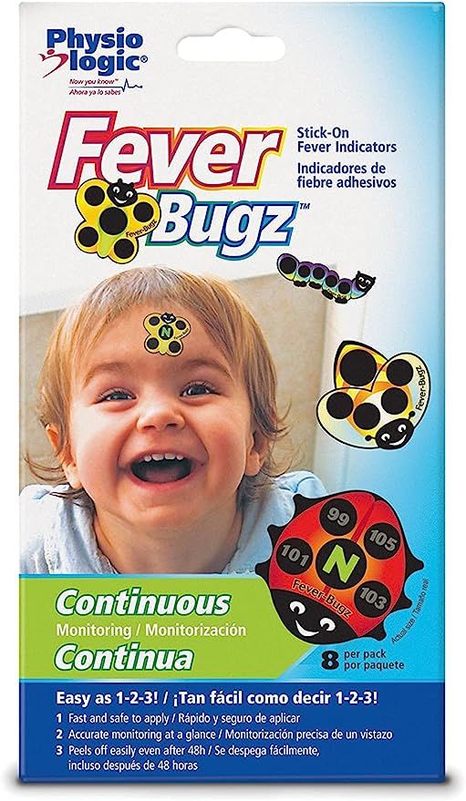 Physio Logic Fever-Bugz Indicator, Allows to Continuously Monitor Fever or Temperature for Up to... | Amazon (US)