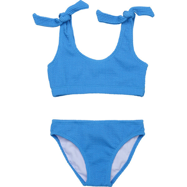 Marine Blue Crop Bikini | Maisonette