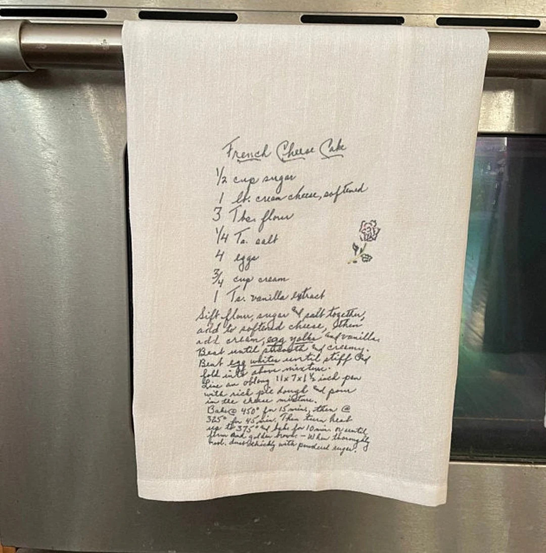 SINGLE Custom Recipe Kitchen Tea Towel w FREE US Shipping! | Etsy (US)