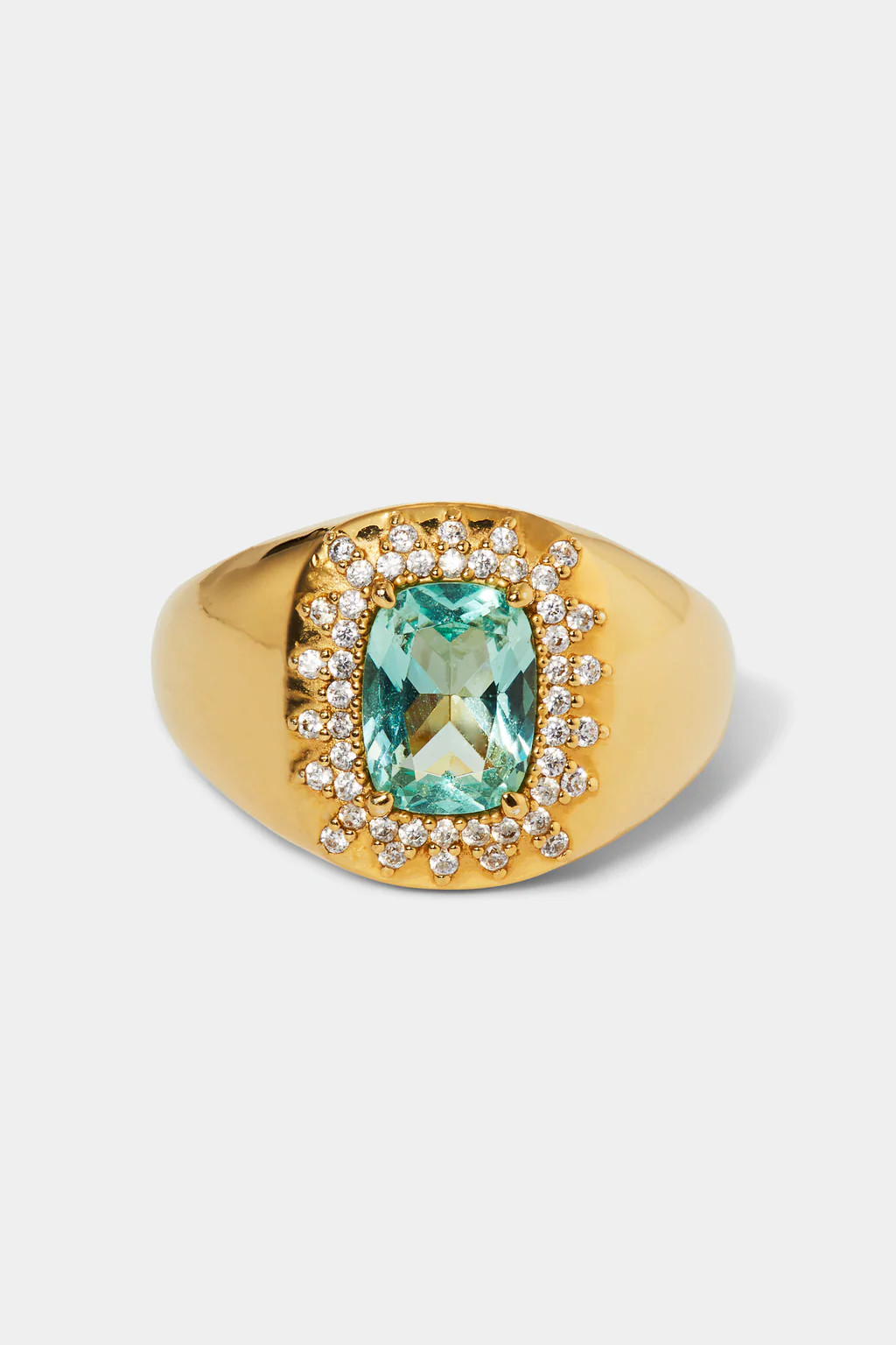 CABARETE MINT SIGNET RING | NADRI