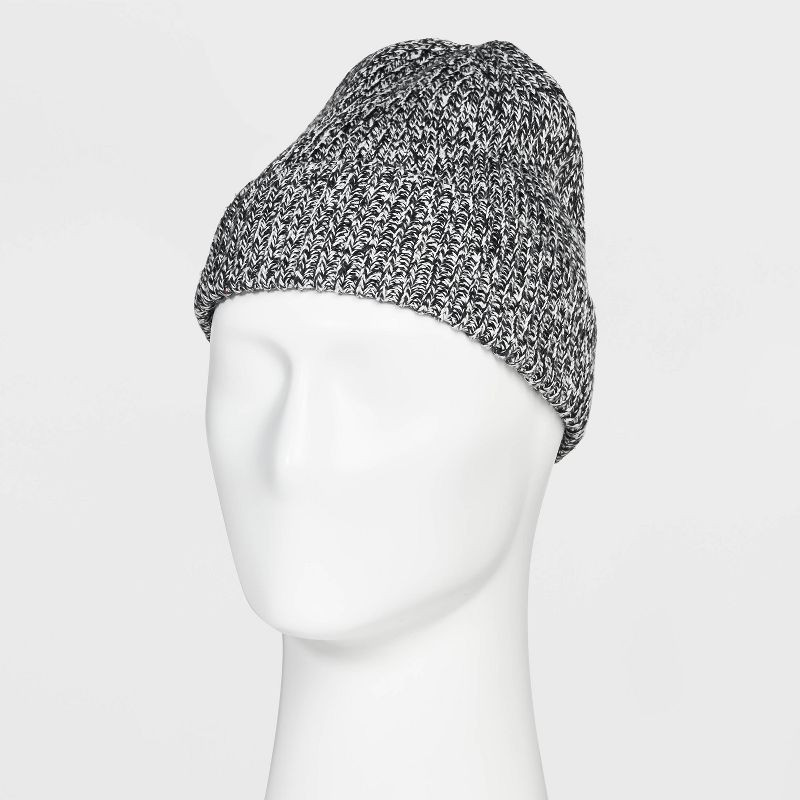 Men's Rib Knit Value Beanie - Goodfellow & Co™ Heathered Gray | Target