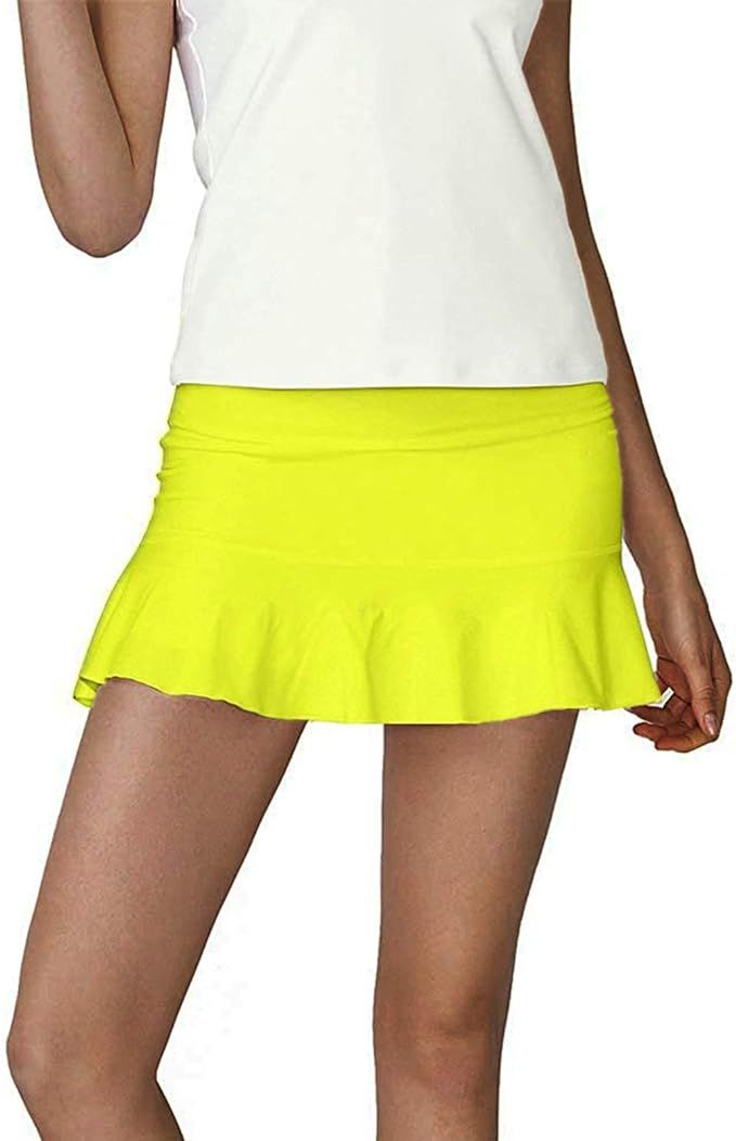 Rainbow Tree Tennis Skirts for Women,Athletic Golf Pleated Skirts with Shorts Indoor Exercise,Run... | Amazon (US)