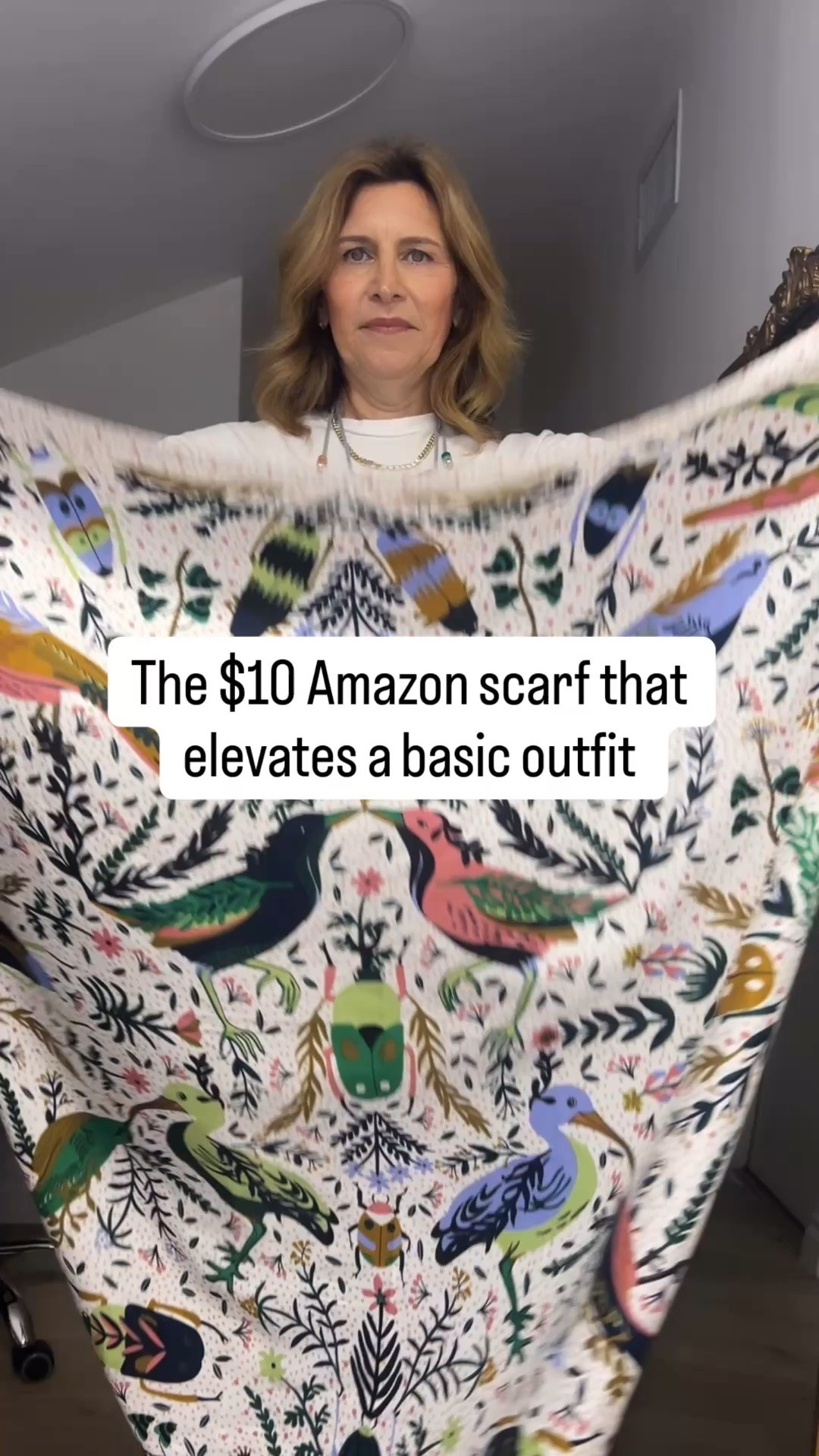 Such a beautiful scarf  

#LTKootd #LTKOver40 #LTKgrwm