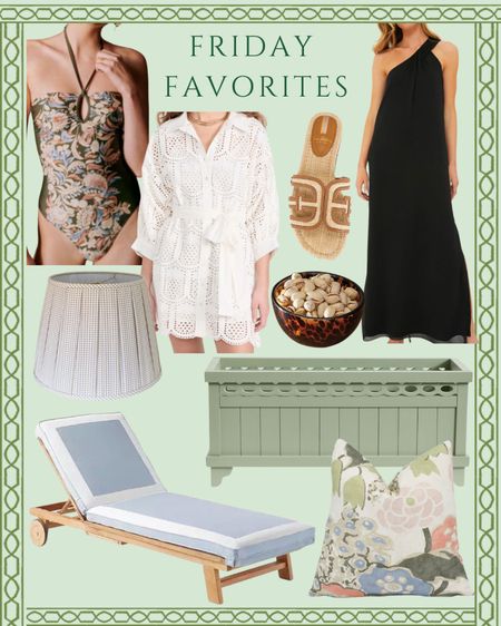 Friday Favorites ✨

Planter, outdoor furniture, wedding guest dress, one piece swim, sandals, lampshade 

#LTKswim #LTKstyletip #LTKhome