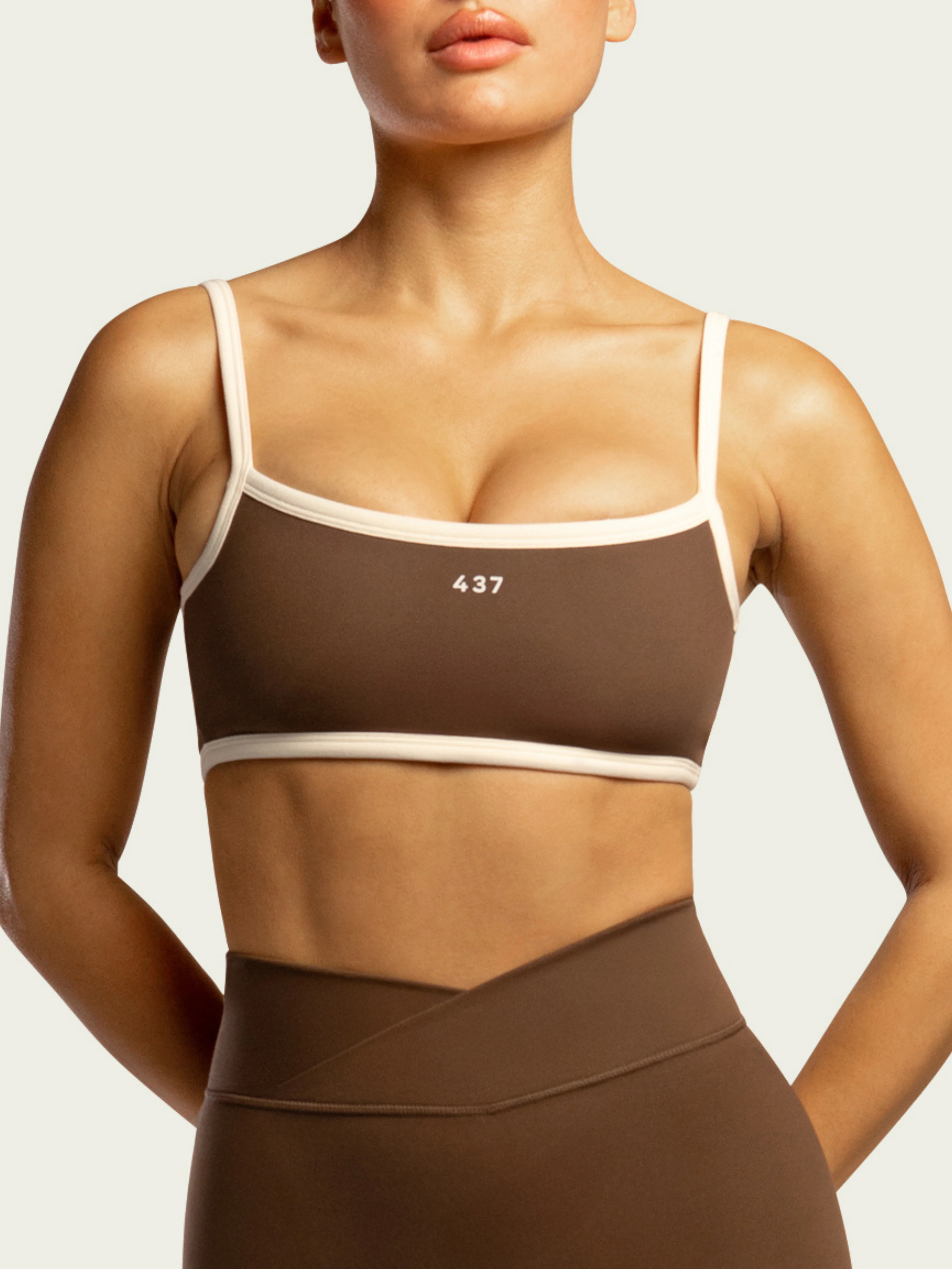 The Micro Bra Navy & Cream | 437