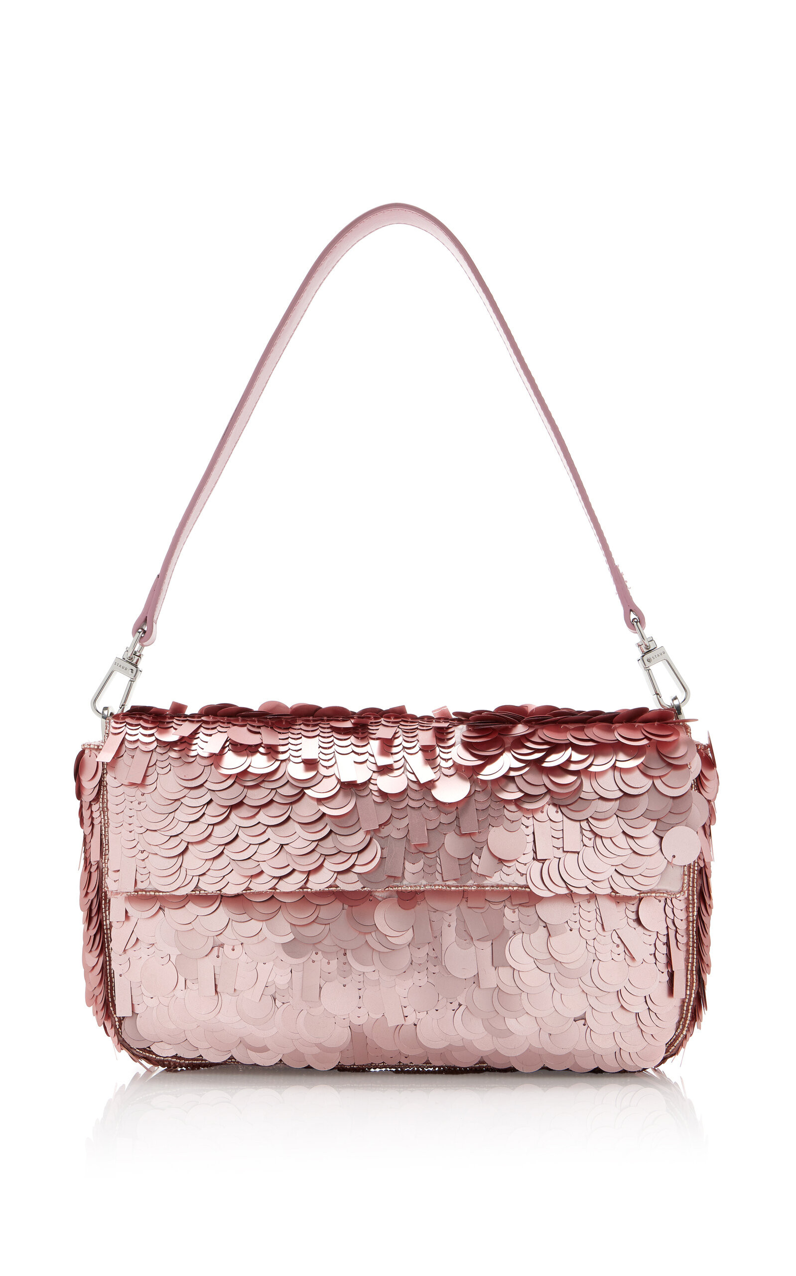 STAUDCreated with Sketch.Timmy Convertible Sequined Shoulder Bag$365Color—PinkAdd To BagAdd to ... | Moda Operandi (Global)