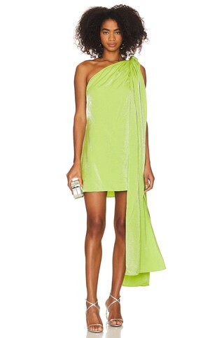 One Sleeve Tie Detailed Mini Dress
                    
                    SELMACILEK | Revolve Clothing (Global)