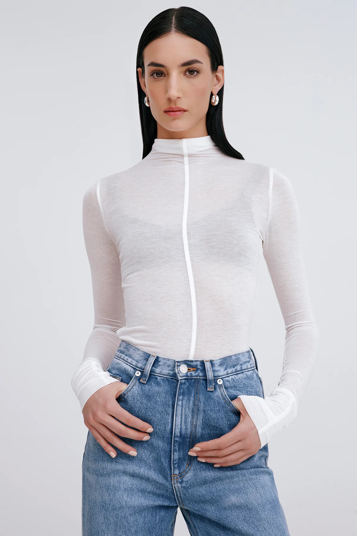 Alicia Sheer Turtleneck | Marcella