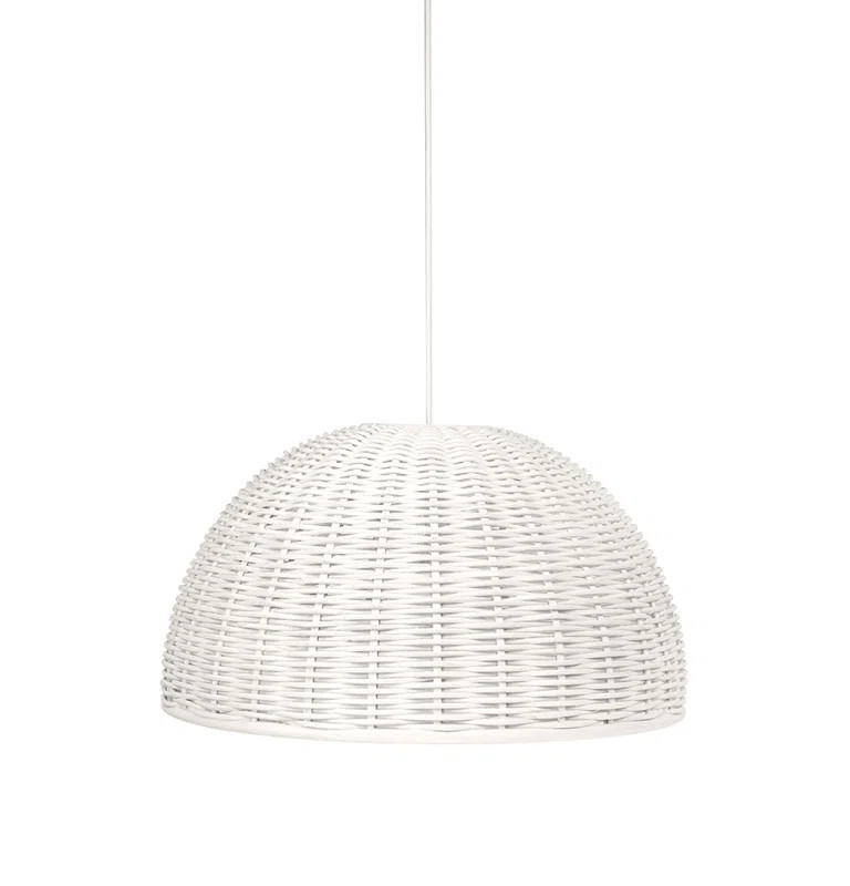 Handwoven 1-Light Bowl Pendant | Wayfair North America