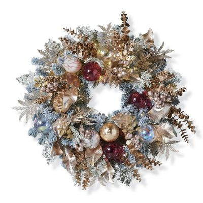 Champagne Holiday Wreath | Frontgate