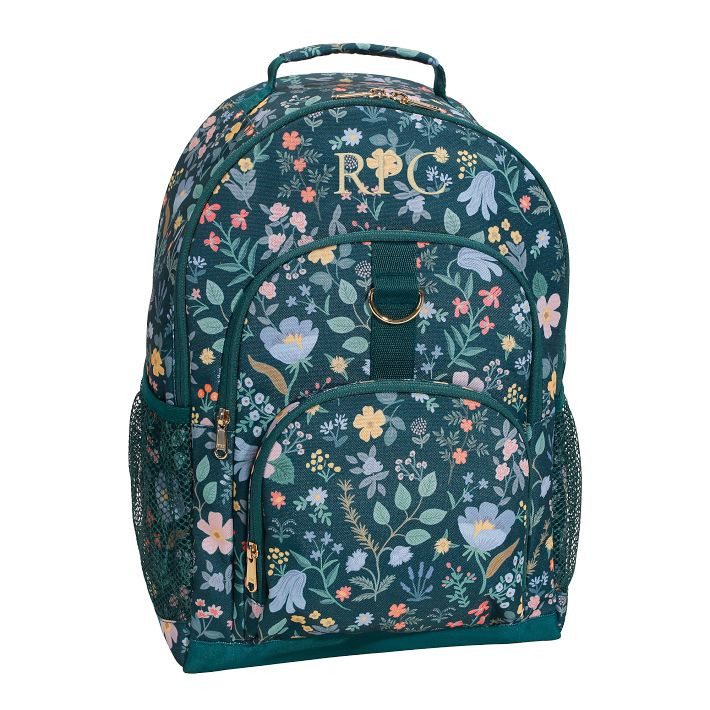 Gear-Up Rifle Paper Co. Brambles Fields Evergreen Backpack | Pottery Barn Teen