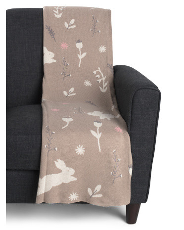 Multicolor Bunny Throw | TJ Maxx