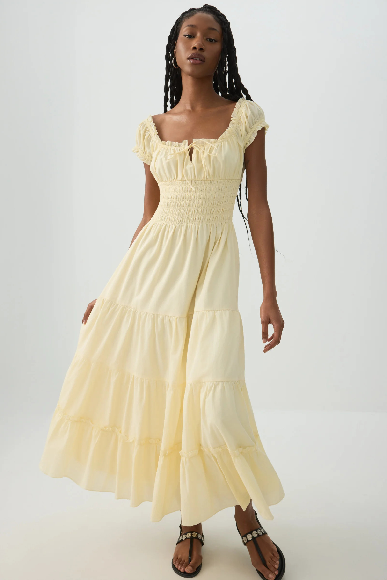 Maxi Milkmaid Dress | Ardene