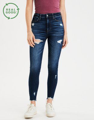 AE Ne(x)t Level Super High-Waisted Jegging Crop | American Eagle Outfitters (US & CA)