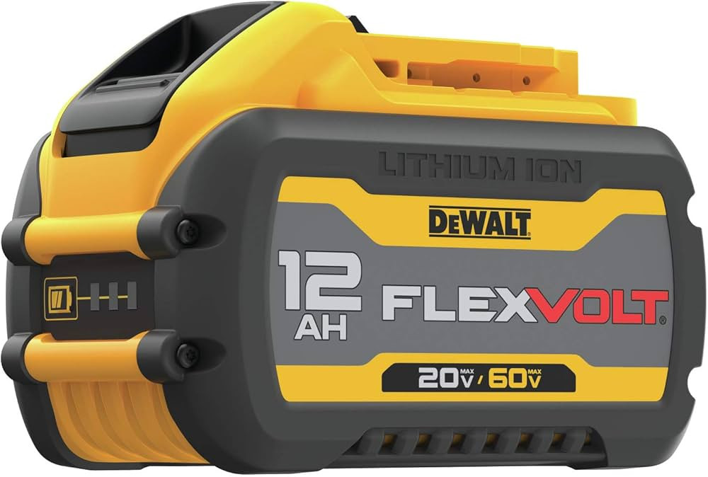 DEWALT FLEXVOLT 20V/60V MAX* Battery, 12.0-Ah (DCB612) | Amazon (US)
