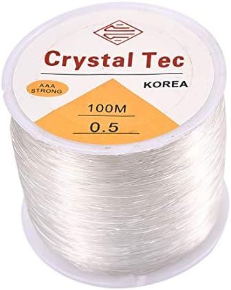 Amazon.com: OBSEDE 0.5mm Elastic Cord Beading Threads Stretch String Fibre Crafting Cords for Jew... | Amazon (US)