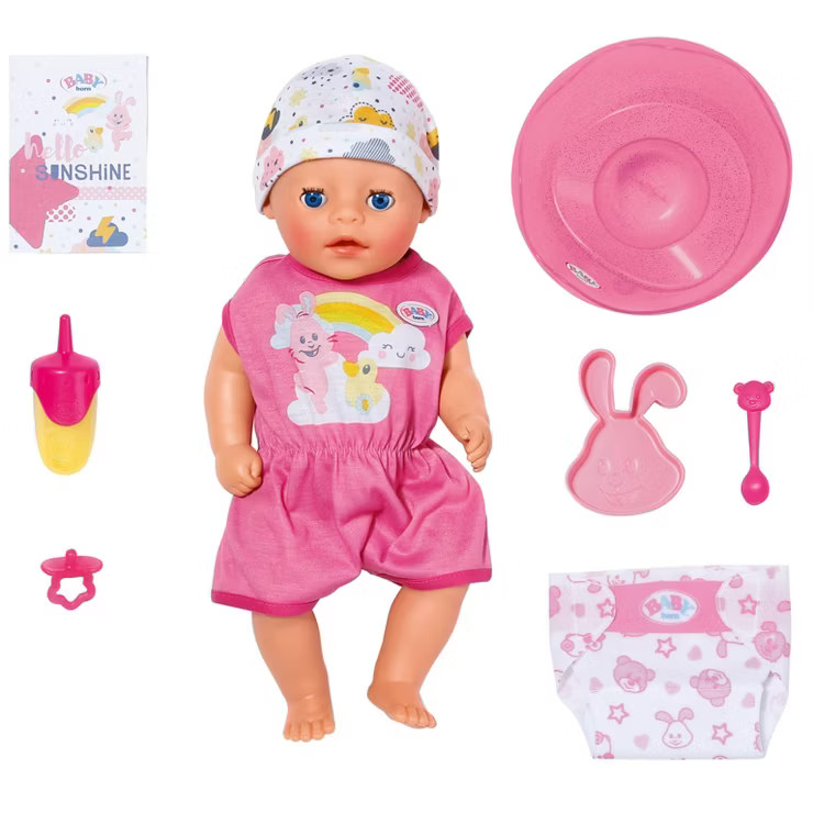 BABY born Lil' Girl Baby Doll - Blue Eyes | Target