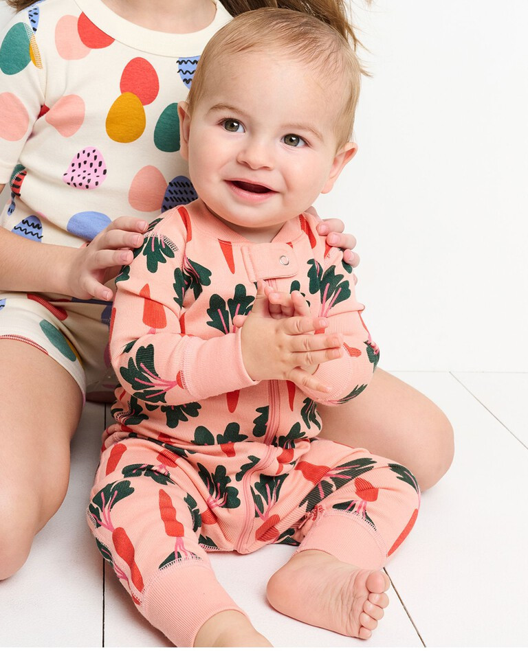 Baby Easter Print 2-Way Zip Sleeper | Hanna Andersson