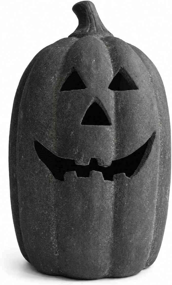Halloween Decorations, Fall Decor, Handmade Terracotta Jack O Lantern Pumpkin for Outdoor Indoor,... | Amazon (US)