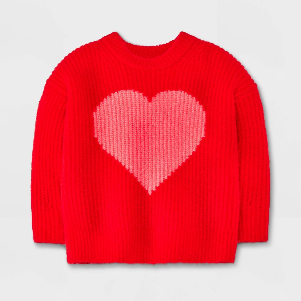 Baby Heart Sweater - Cat & Jack™ Red | Target