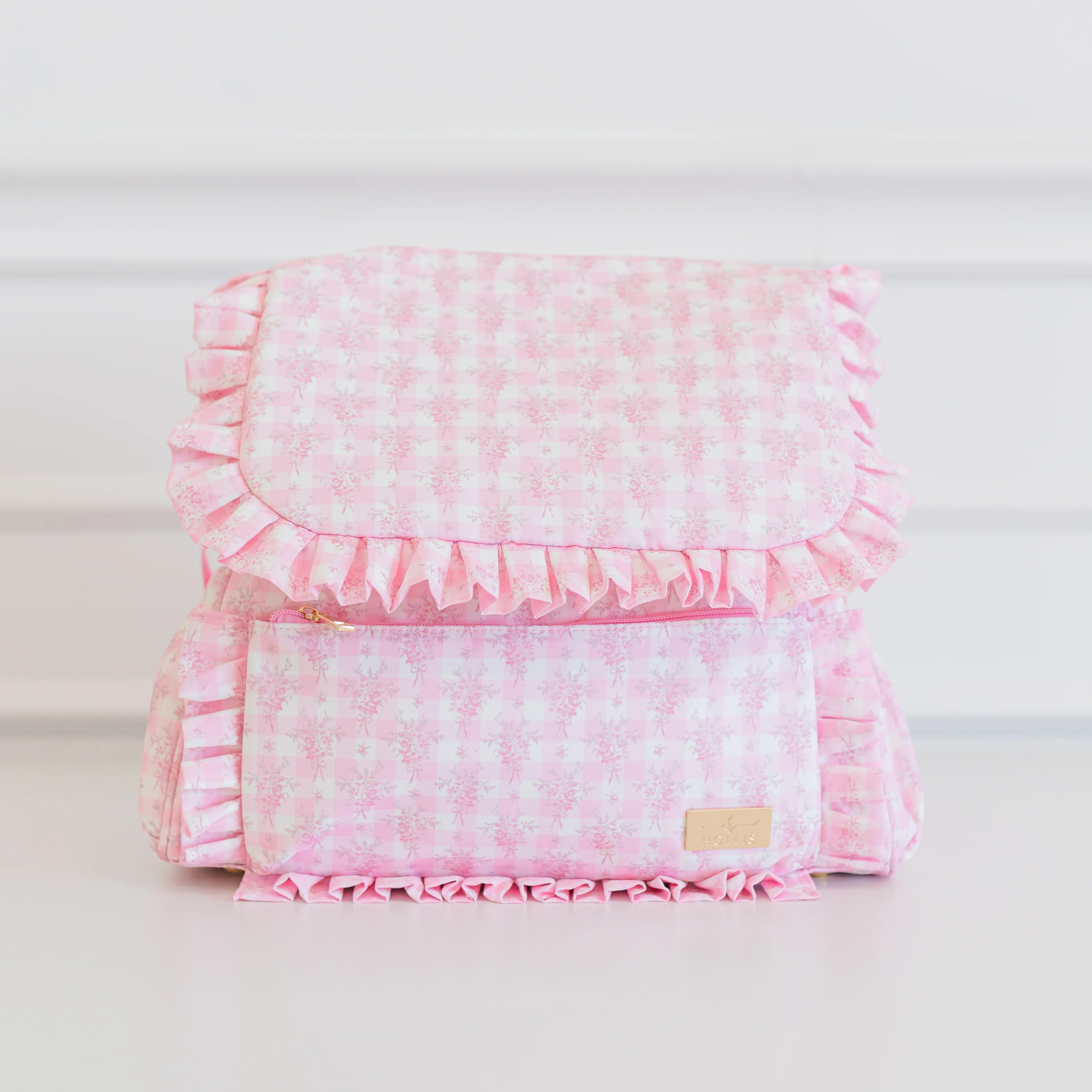 Ruffled Nylon Diaper Bag | Hollis
