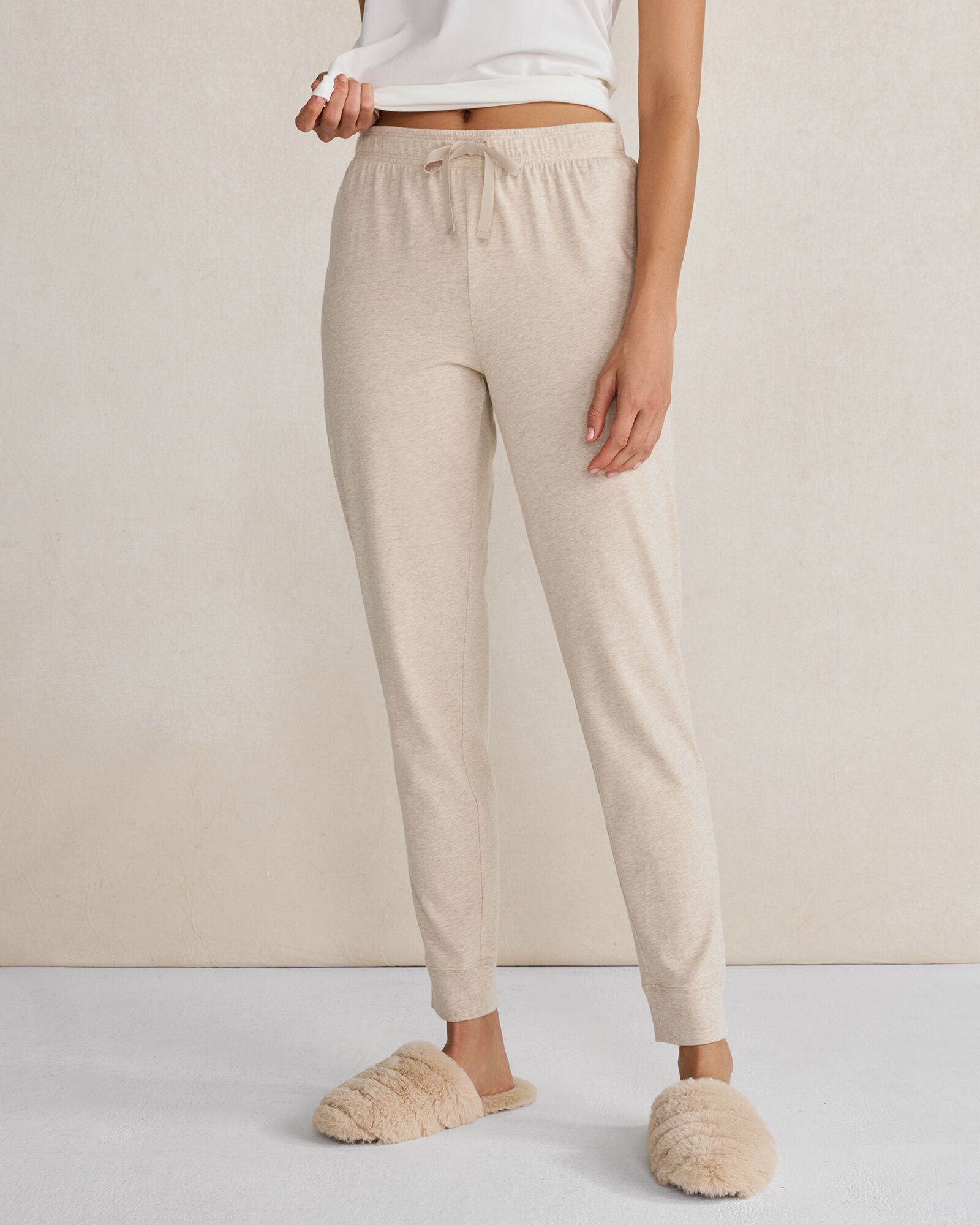 Organic Cotton Jersey Sleep Joggers | Haven Well Within