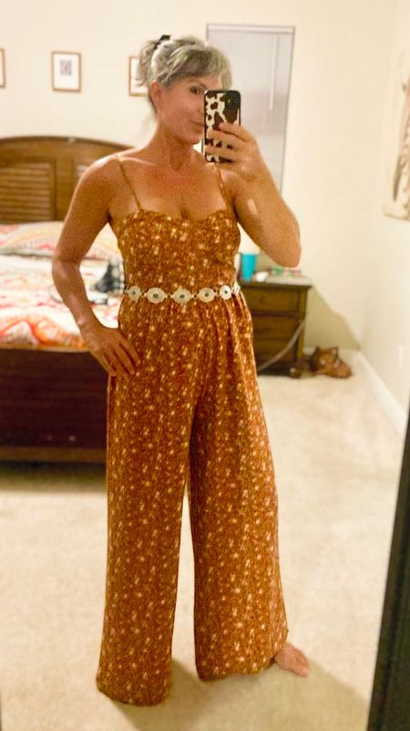 Okay, sorry for the poor quality photo, but it was late and I was excited about this piece! This is a thrift find that has reminded me just how great it is when you actually find a jumpsuit that fits! When you find one, you can literally wear it to death as a layering piece! I’ll be featuring these in an upcoming blog post so stay tuned! 

#LTKstyletip #LTKmidsize #LTKover40