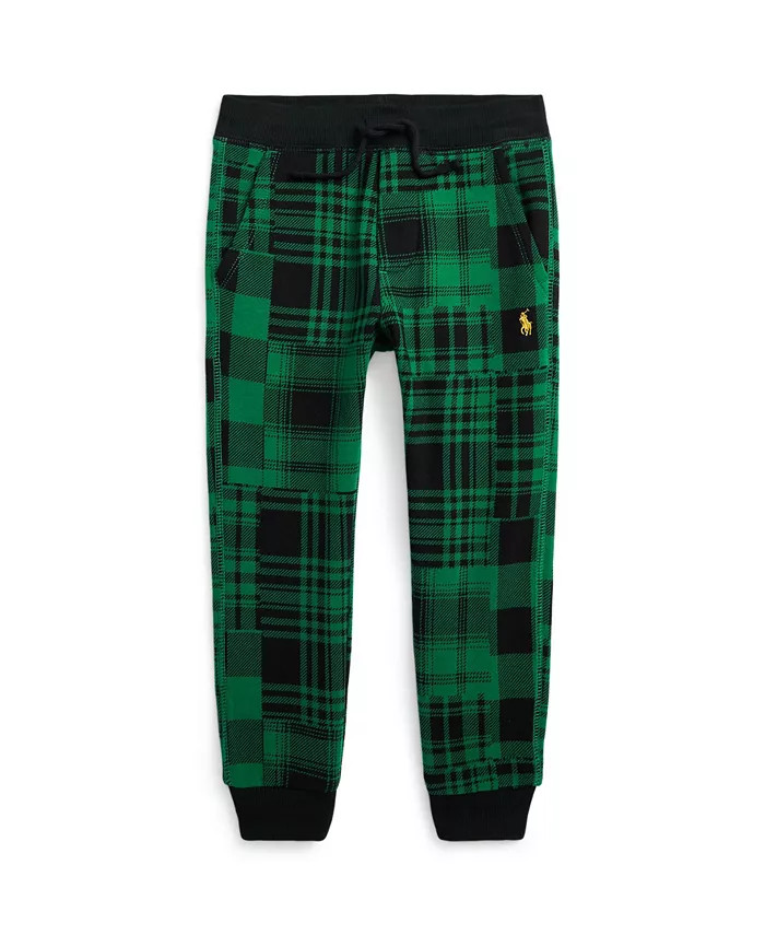 Polo Ralph Lauren Toddler and Little Boys Plaid Fleece Jogger Pants - Macy's | Macy's