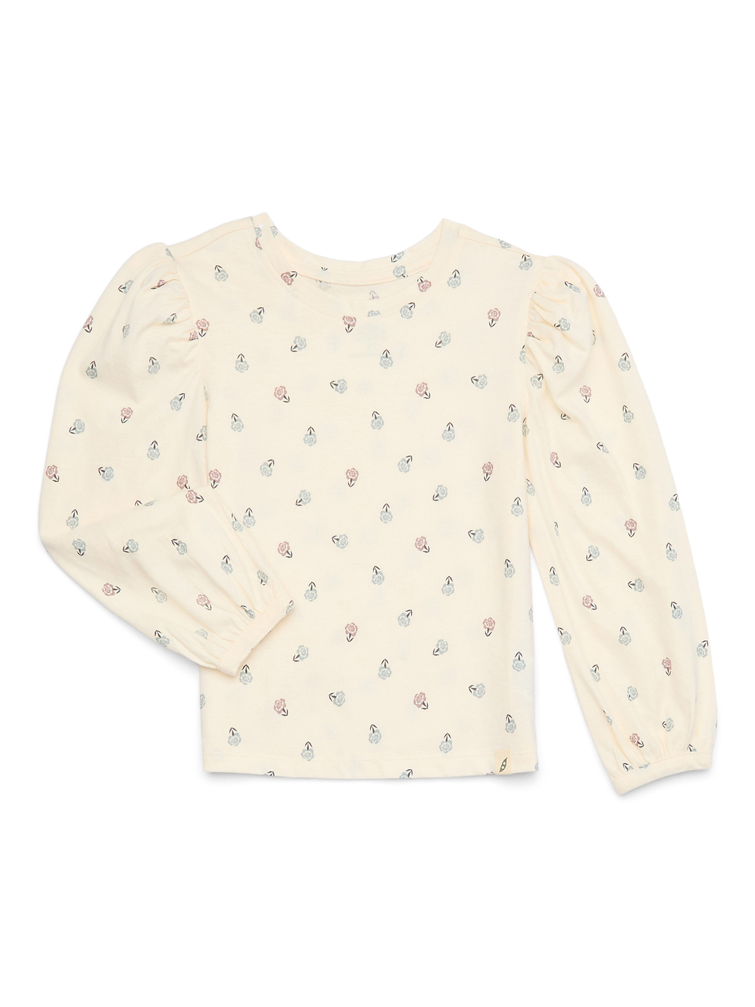 easy-peasy Toddler Girl Long Puff Sleeve T-Shirt, Sizes 18M-5T - Walmart.com | Walmart (US)