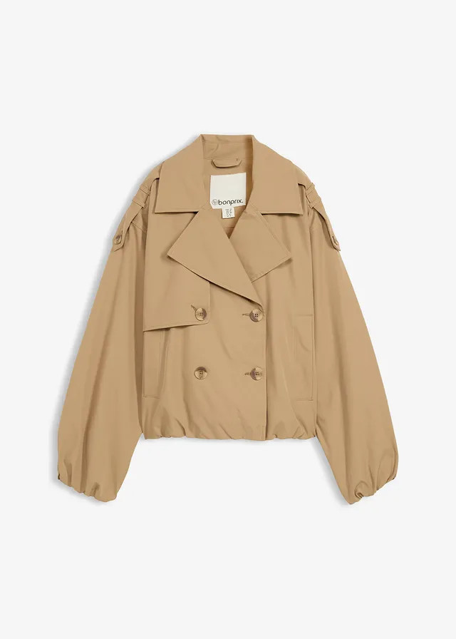 Korte trenchcoat kakibruin | Bonprix NL (Influencer)